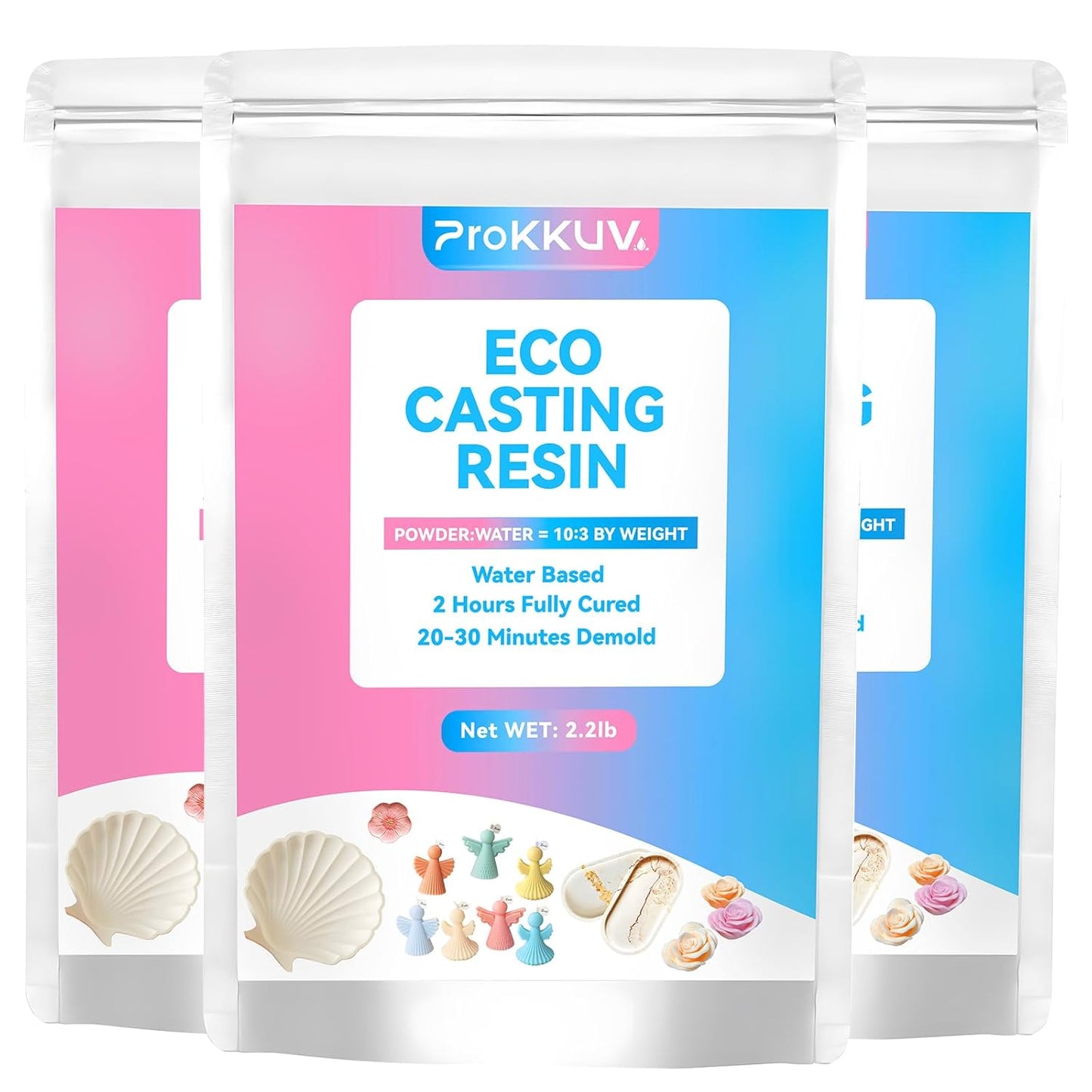 Prokkuv Eco Resin Casting Powder – Fast-Curing Formula for DIY Projects