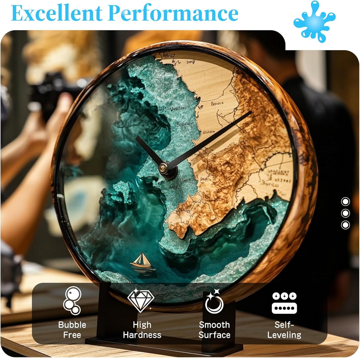 Prokkuv Tabletop Resin – For Woodworking, Bars & Surface Coating