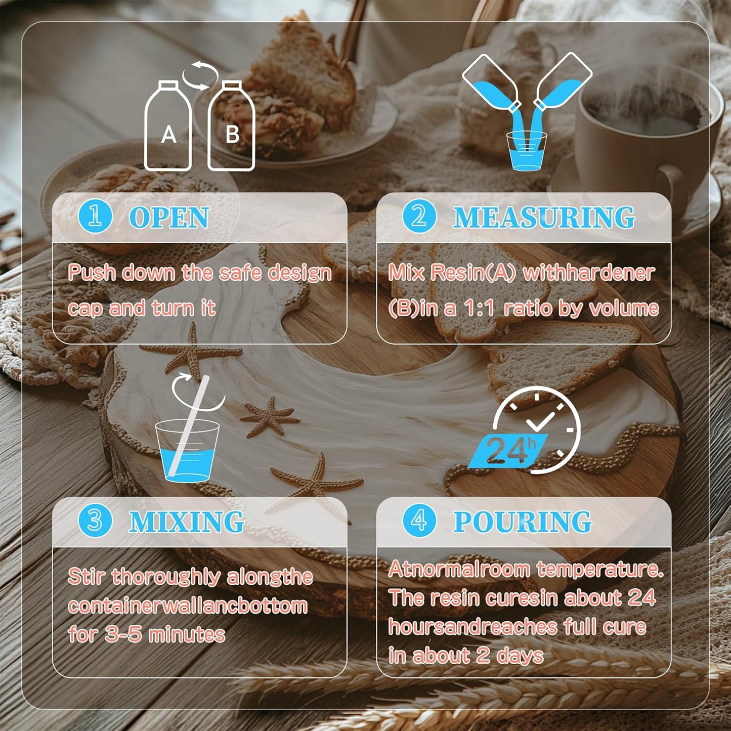 Prokkuv Tabletop Resin – For Woodworking, Bars & Surface Coating