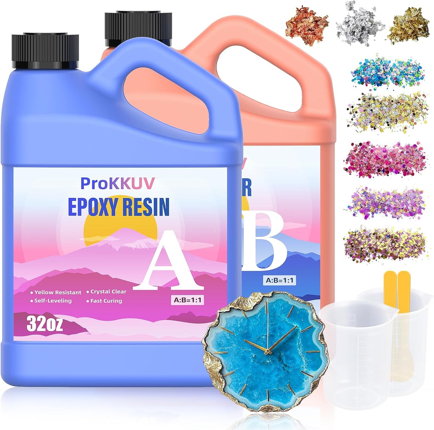 Prokkuv Art Resin Kit – Crystal Clear & Bubble-Free